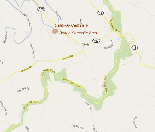Boone Calloway map