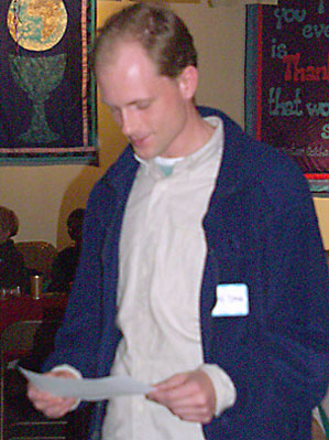 Chris accepts certificate
