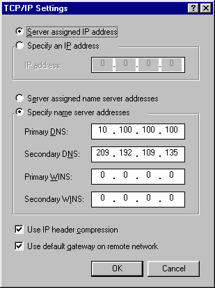 TCP/IP Properties, The Bomb.