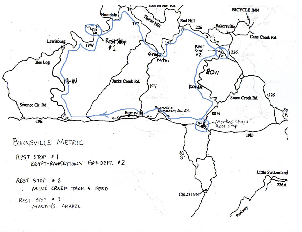 Burnsville Metric Map 2007